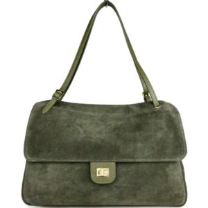 MIAMI OLIVE 39 naturalny włoski zamsz