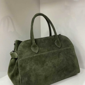 BERLIN oliwka maxi 37cm zamszowa