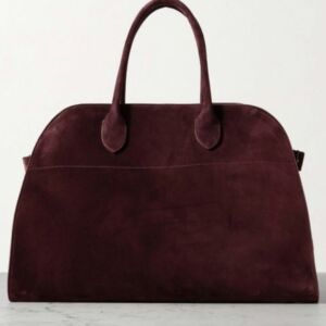BERLIN bordo maxi 37cm zamszowa